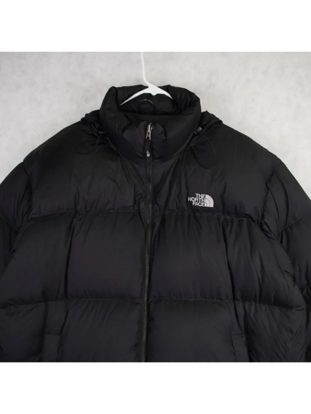 The North Face Mens Nuptse Black 700 Goose Fill Down Puffer Jacket Size XXL 2XL
